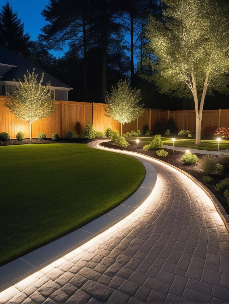 outdoor permanent lights